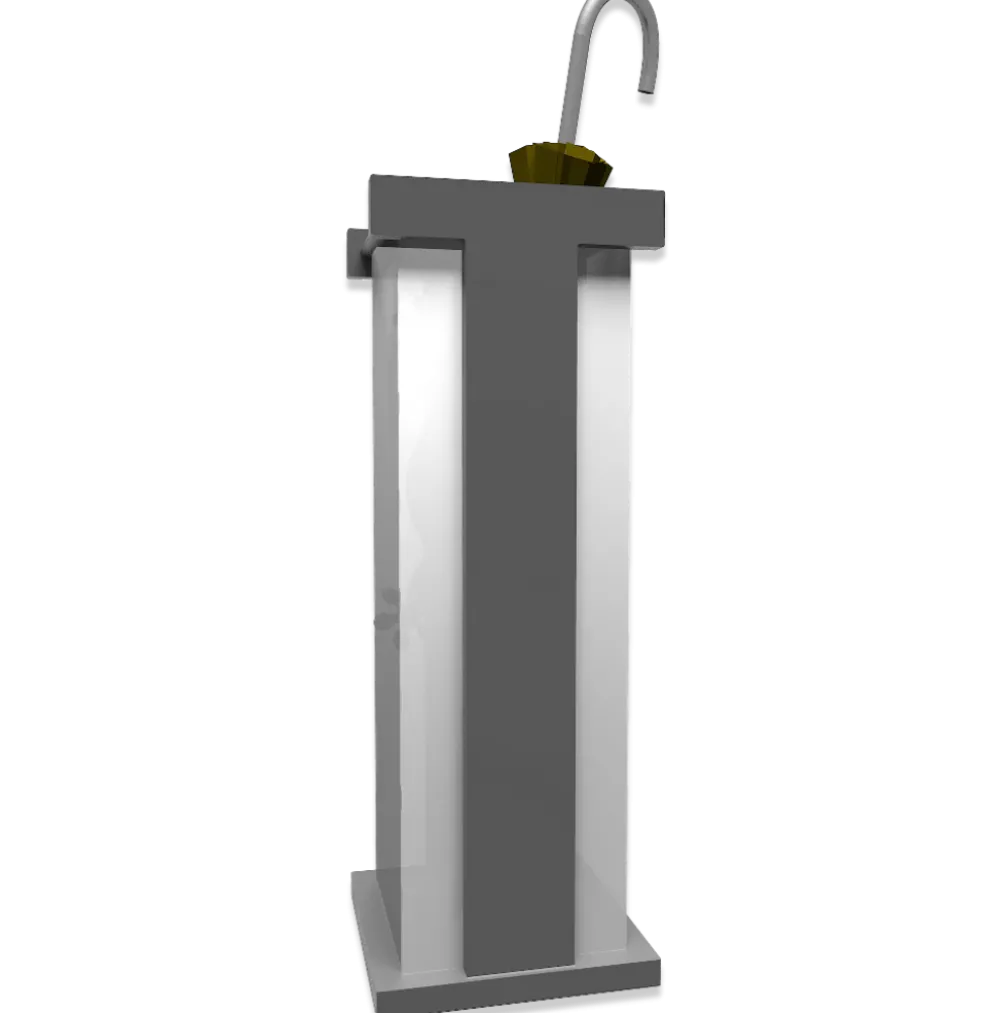 Mobili Ingresso Moderni-Selezionato da Mazzolaluce Portaombrelli moderno geko legno nero