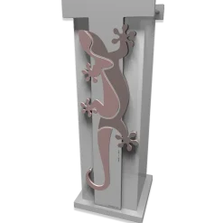 Mobili Ingresso Moderni-Selezionato da Mazzolaluce Portaombrelli moderno geko rosa antico