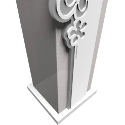 Mobili Ingresso Moderni-Selezionato da Mazzolaluce Portaombrelli moderno legno colore bianco grigio