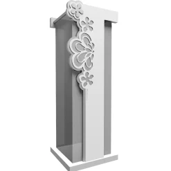 Mobili Ingresso Moderni-Selezionato da Mazzolaluce Portaombrelli moderno legno colore bianco grigio