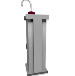 Mobili Ingresso Moderni-Selezionato da Mazzolaluce Portaombrelli moderno nota musicale legno bianco grigio