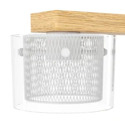 Lampadari Cucina-Eglo Portico z lampadario da cucina paralumi in vetro 4 luci led rgb da 2700k a 6500k