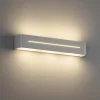 Applique Da Parete-Ideal Lux Posta ap3 lampada da parete metallo bianco rettangolare