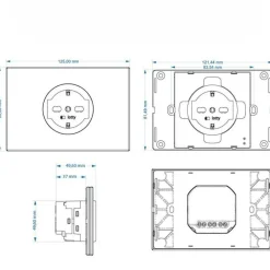 Accessori-Selezionato da Mazzolaluce Presa intelligente bianca smart wifi
