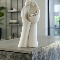 Soprammobili Moderni-Bongelli Preziosi Presepe bianco h26 statuina natività moderna