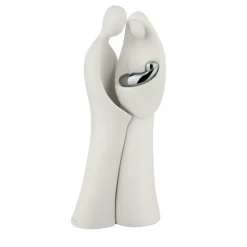 Soprammobili Moderni-Bongelli Preziosi Presepe bianco h26 statuina natività moderna