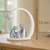 Presepi Di Natale-Bongelli Preziosi Presepe cometa di natale statuina bianco h13 natività
