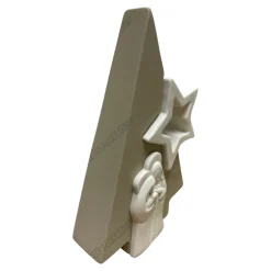 Presepi Di Natale-Bongelli Preziosi Presepe di natale h13 cm moderna statuina nocciola