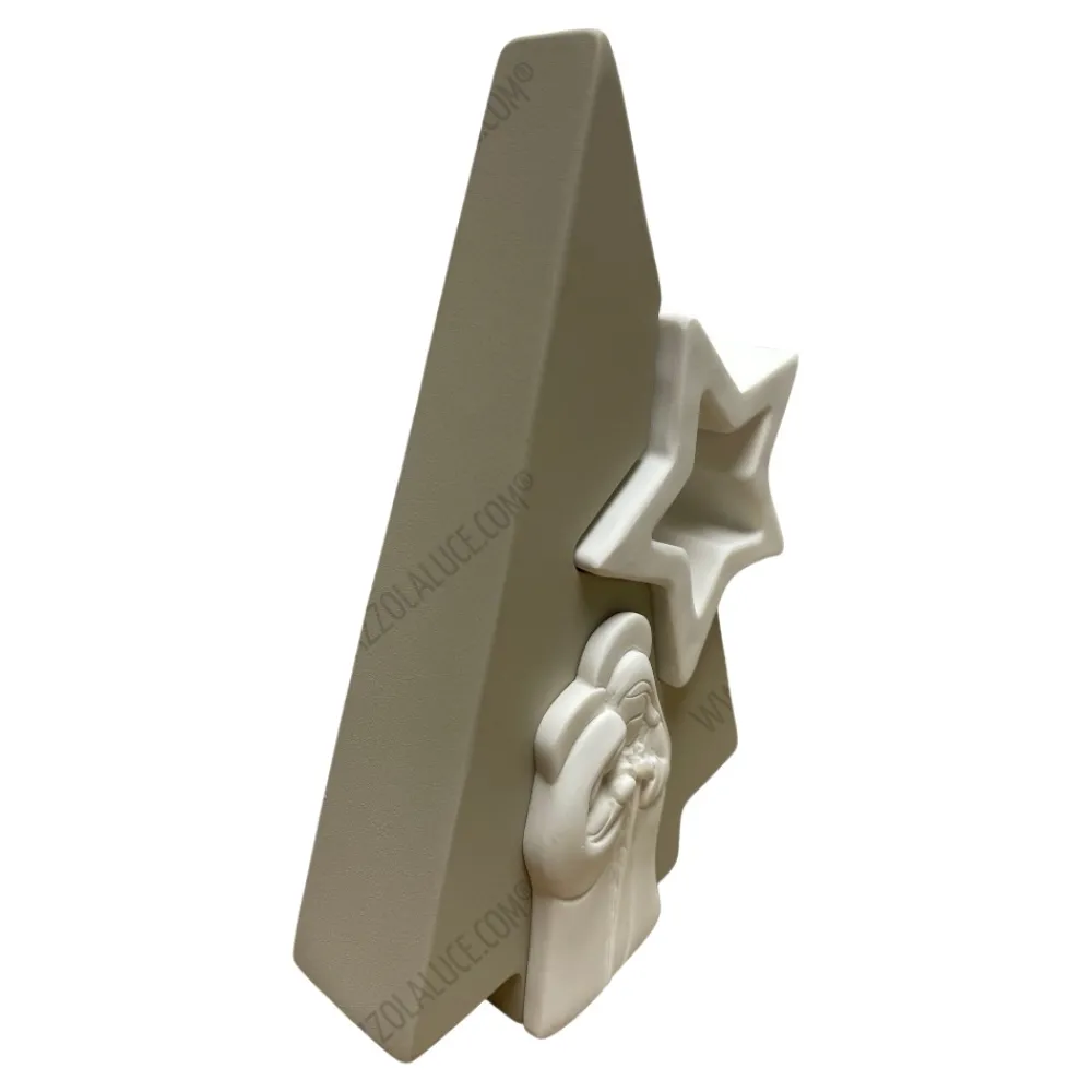 Presepi Di Natale-Bongelli Preziosi Presepe di natale h13 cm moderna statuina nocciola