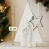 Presepi Di Natale-Bongelli Preziosi Presepe di natale h13cm statuina bianco argento