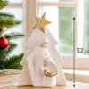 Presepi Di Natale-Bongelli Preziosi Presepe moderno di natale h32cm oro statuina natività