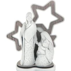 Presepi Di Natale-Bongelli Preziosi Presepe statuetta di natale natività h14 rovere