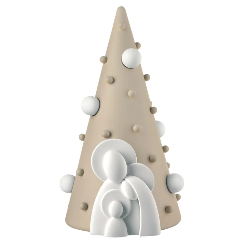 Presepi Di Natale-Bongelli Preziosi Presepe statuetta h30 albero natale nocciola