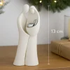 Presepi Di Natale-Bongelli Preziosi Presepe statuina fdi natale natività bianca h13 moderna
