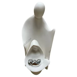 Presepi Di Natale-Bongelli Preziosi Presepe stilizzato bianco h12 statuina natività
