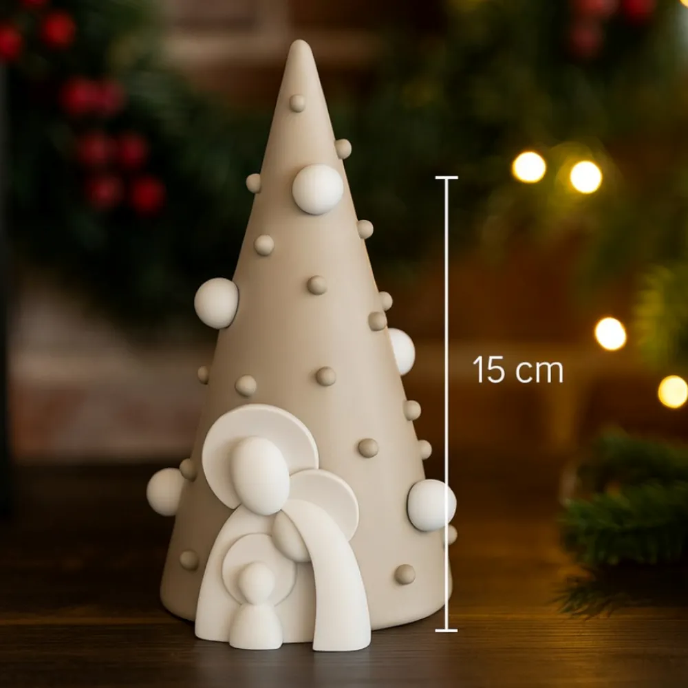Presepi Di Natale-Bongelli Preziosi Presepino di natale h15 statuina natività nocciola