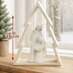 Presepi Di Natale-Bongelli Preziosi Presepino di natale nocciola statuina h16