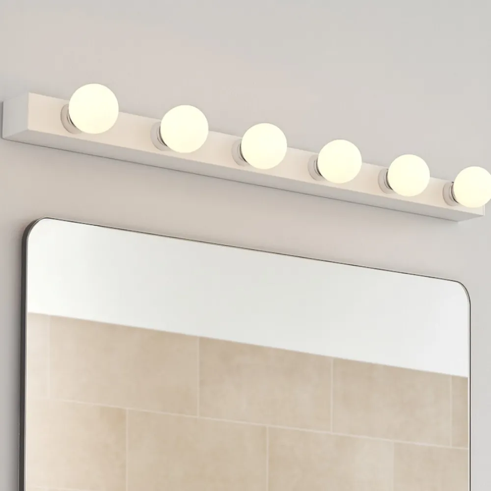 Applique Da Bagno-Ideal Lux Prive' ap6 applique moderna bianca sei luci