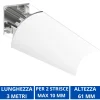 Strisce Led-Gea Luce Profilo angolare 3mt lubiana c per n2 strip led max 10mm