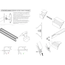 Strisce Led-Gea Luce Profilo angolare oro 2mt lubiana c per n2 strip led max 10mm