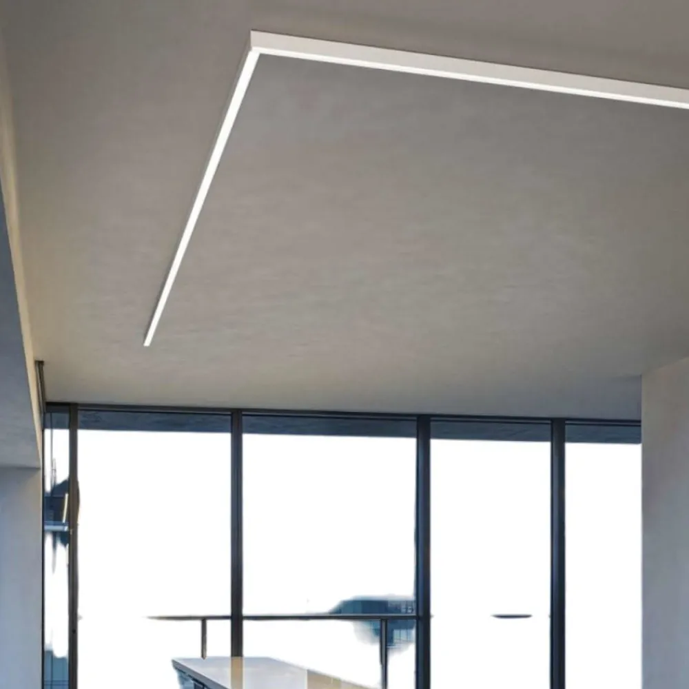 Strisce Led-Gea Luce Profilo bianco 2mt plafone rabat per max strip led 30mm