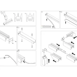 Strisce Led-Gea Luce Profilo bucarest g 2mt bianco per strip led max 20mm