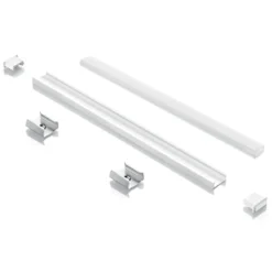 Strisce Led-Ideal Lux Profilo 2mt alto alluminio per strip max 11mm