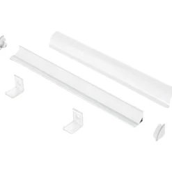 Strisce Led-Ideal Lux Profilo 3mt angolare lineare per strip led max 11mm