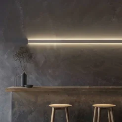 Strisce Led-Gea Luce Profilo 3mt bianco biemissione tirana per n3 strip led max 100mm