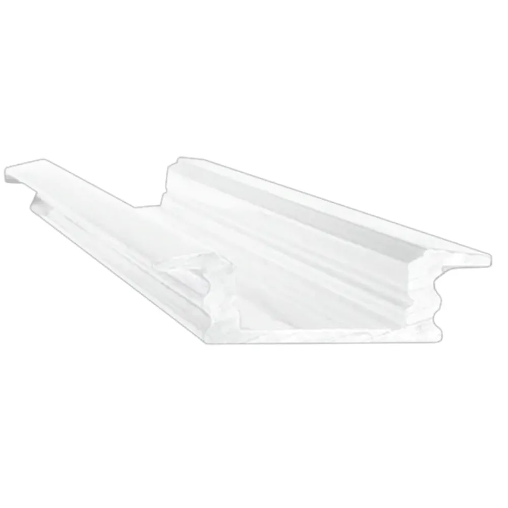 Strisce Led-Ideal Lux Profilo 2mt da incasso in alluminio bianco con cover inclusa