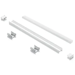 Strisce Led-Ideal Lux Profilo piatto 3mt alluminio per strisce led max 11mm