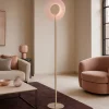 Lampade Da Terra-Ondaluce Pt andy lampada da terra led vetro rosa moderna
