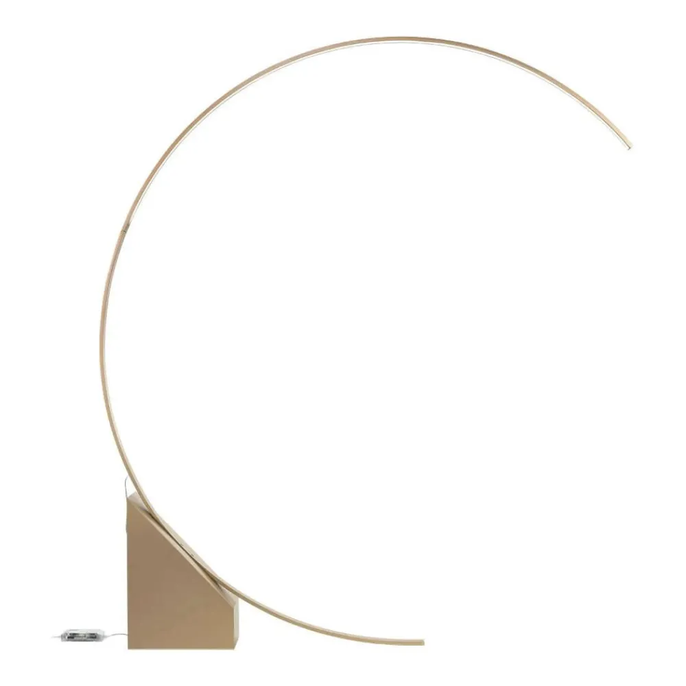 Lampade Da Terra-Ondaluce Pt rune piantana ad arco design moderno led 3000k oro