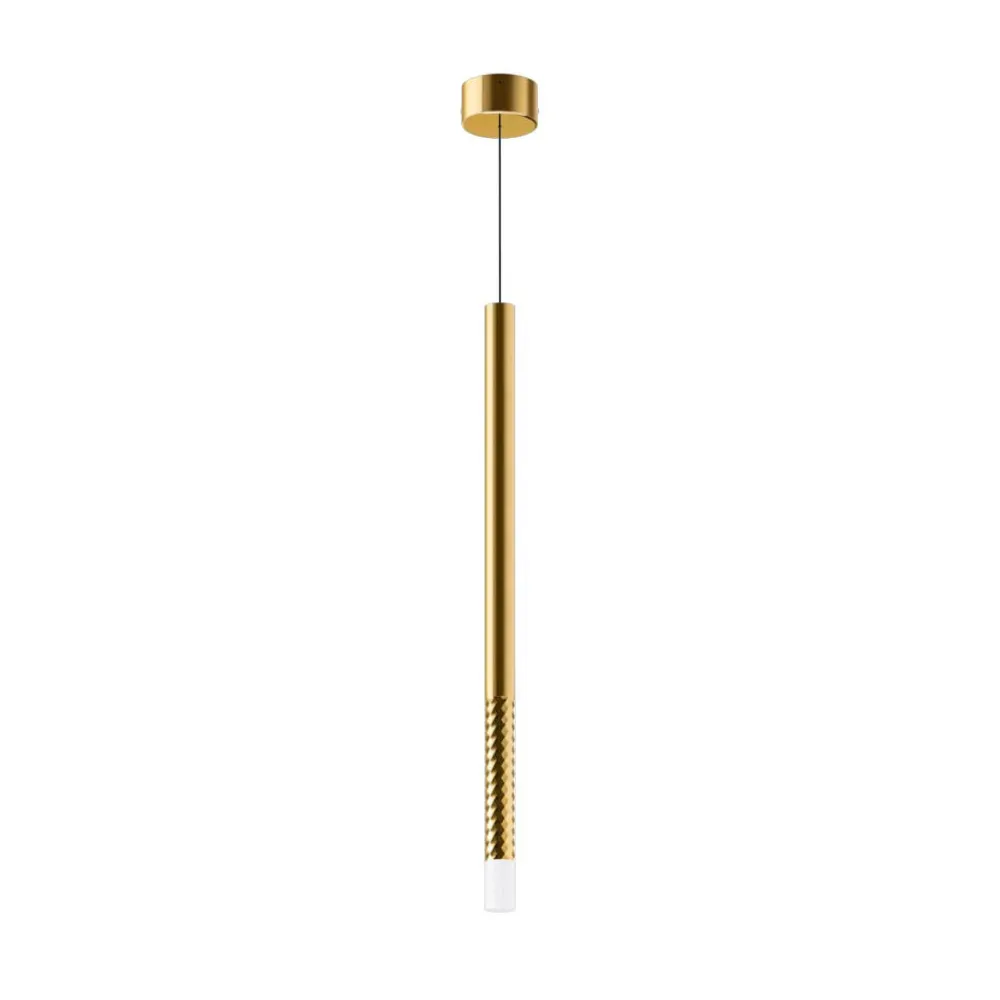 Lampade A Sospensione-Linea Light Puccini lampada a sospensione 50cm led 2w 3000k ottone ca108dhgwdi
