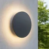 Applique Da Esterno-Ideal Lux Punto ap d30 applique da esterno antracite 16w 3000k