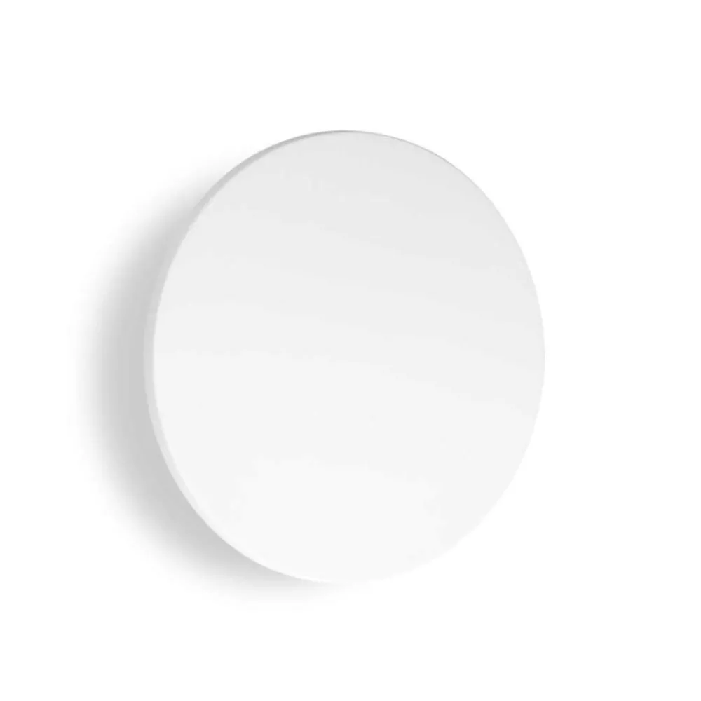 Applique Da Esterno-Ideal Lux Punto ap d24 applique da esterno led 12w 3000k tonda bianca ip54