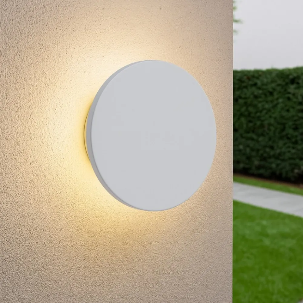 Applique Da Esterno-Ideal Lux Punto ap d30 applique per esterno bianco led 16w 3000k