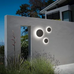 Applique Da Esterno-Ideal Lux Punto ap d30 applique per esterno bianco led 16w 3000k