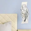 Capezzali-Selezionato da Mazzolaluce Quadretto camera da letto sacra famiglia 16x6 avorio argento