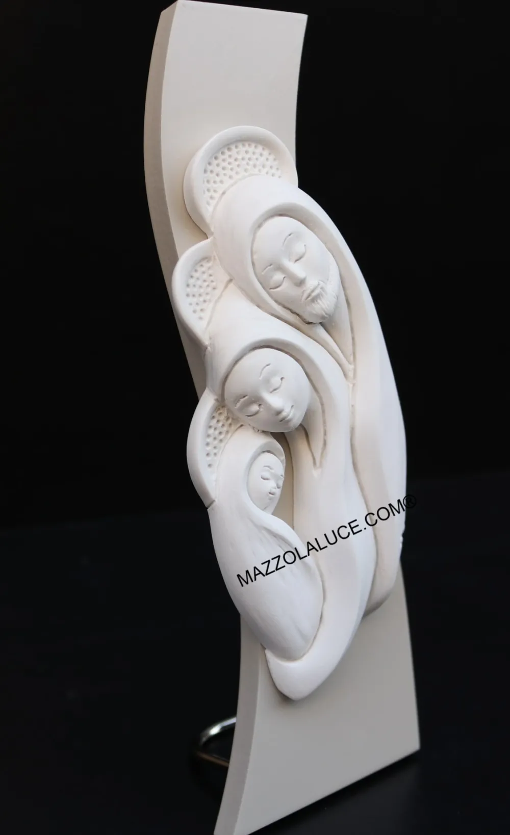 Capezzali-Selezionato da Mazzolaluce Quadretto capezzale moderno sacra famiglia tortora
