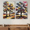 Quadri Moderni-Selezionato da Mazzolaluce Quadri astratti 50x70 alberi di amore tele decorate verticali