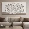 Quadri Moderni-Selezionato da Mazzolaluce Quadro albero della vita moderno 60x120 legno bianco tortora grigio