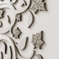 Quadri Moderni-Selezionato da Mazzolaluce Quadro albero della vita moderno 60x120 legno bianco tortora grigio