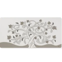 Quadri Moderni-Selezionato da Mazzolaluce Quadro albero della vita moderno 60x120 legno bianco tortora grigio