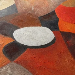 Quadri Moderni-Selezionato da Mazzolaluce Quadro astratto moderno danza di forme 80x80 cm dipinto su tela a rilievo