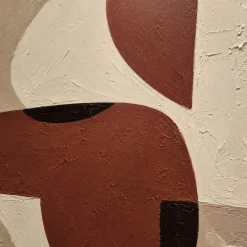 Quadri Moderni-Selezionato da Mazzolaluce Quadro astratto moderno tela materica con cornice 100x100