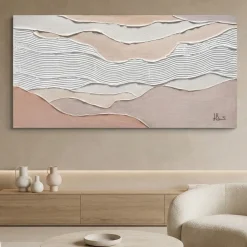 Quadri Moderni-Selezionato da Mazzolaluce Quadro astratto onde del mondo 60x120 moderno