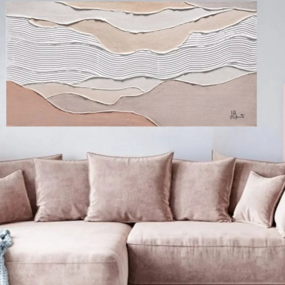 Quadri Moderni-Selezionato da Mazzolaluce Quadro astratto onde del mondo 60x120 moderno