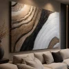 Quadri Moderni-Selezionato da Mazzolaluce Quadro astratto 100x150 tracce nella pietra dipinto moderno pittura a rilievo
