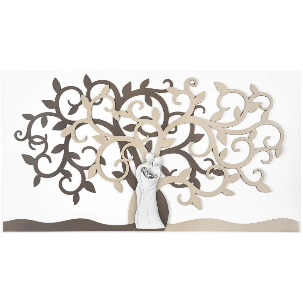 Capezzali-Bongelli Preziosi Quadro capezzale 80x43 sacra famiglia nocciola